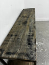 Distressed Wood Multi-Level Shelves