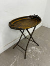 Metal Bird Bath Accent Table