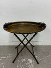 Metal Bird Bath Accent Table