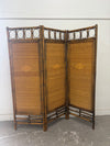 Bamboo & Rattan Tri Fold Screen