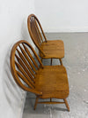 Set of 2 Oak Dining Chairs