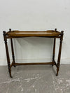 Vintage Tray Sofa Table with Chess Board Top