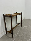 Vintage Tray Sofa Table with Chess Board Top