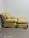 Upholstered Chair & Ottoman