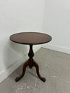 Round Wood Side Table