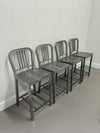 Crate & Barrel Delta Aluminum Bar Chairs