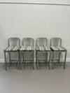 Crate & Barrel Delta Aluminum Bar Chairs