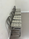 Crate & Barrel Delta Aluminum Bar Chairs
