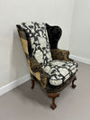 Mixed Pattern Wingback