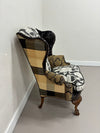 Mixed Pattern Wingback
