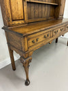 Georgian-Style Oak Hutch