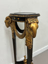 Neoclassical Pedestal with Ram Details