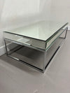 Chrome Mirrored Coffee Table