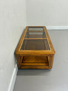 Glass & Oak Coffee Table