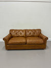 Drexel Heritage Tufted Leather Couch