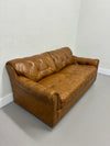 Drexel Heritage Tufted Leather Couch