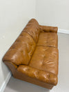 Drexel Heritage Tufted Leather Couch