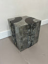 Brutalist Cube End Table