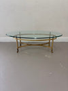 Brass and Glass Coffee Table
