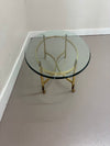 Brass and Glass Coffee Table