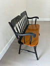 Vintage Hitchcock Deacon's Bench
