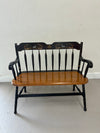 Vintage Hitchcock Deacon's Bench