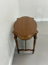 Antique Accent Table with Floral Marquetry