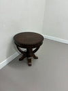 Round Mahogany End Table