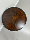 Round Mahogany End Table
