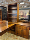 Hekman Partners Desk with Matching Cabinets and Hutch