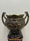Cobalt Blue Pedestal Planter