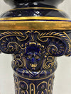 Cobalt Blue Pedestal Planter