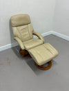 Pushback Recliner with Ottoman