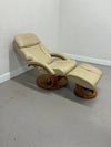 Pushback Recliner with Ottoman