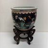 Chinese Fish Bowl Planter & Stand