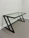 Glass & Metal Desk