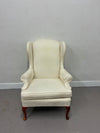 Damask Upholstered Wingback