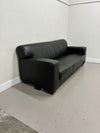 Black Leather Bench Couch