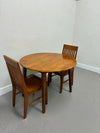 Oak Drop Leaf DR Set