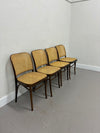 Set of 4 Joseph Hoffman Bentwood Cane Dining Chairs
