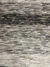 Thin Strip Cowhide Rug