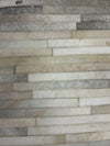 Thin Strip Cowhide Rug