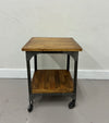 Wood & Metal Side Table