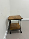 Wood & Metal Side Table