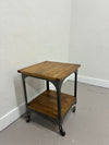 Wood & Metal Side Table