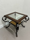 Wood & Glass Side Table