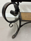 Wood & Glass Side Table