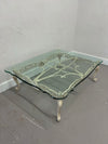 Metal & Glass Coffee Table