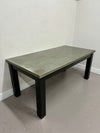 Dining Table with Metallic Top