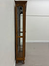 Curio Cabinet with Leaded Glass Doors